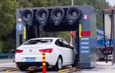 蕭山西湖石油選配林頓龍門往復式全自動洗車機，防銹蝕耐腐，經(jīng)久耐用
